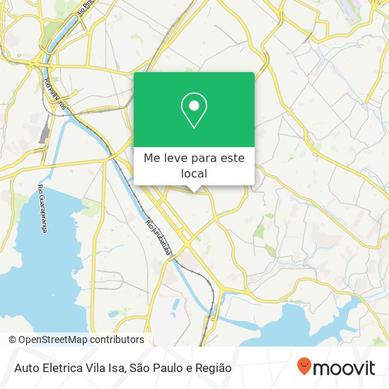 Auto Eletrica Vila Isa mapa