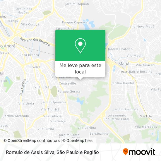 Romulo de Assis Silva mapa