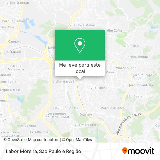 Labor Moreira mapa