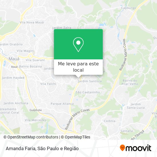 Amanda Faria mapa