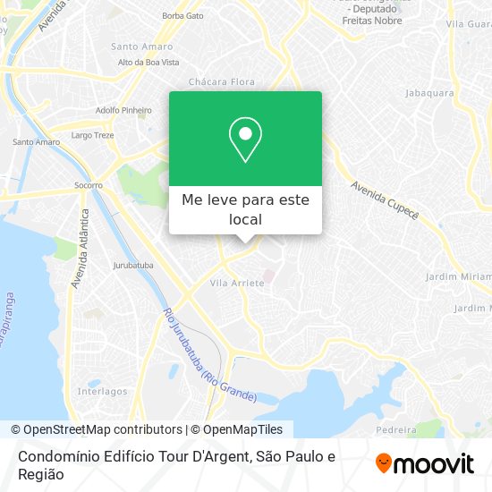 Condomínio Edifício Tour D'Argent mapa