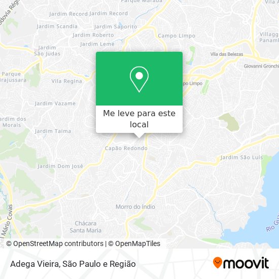 Adega Vieira mapa