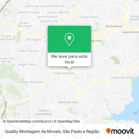 Quality Montagem de Moveis mapa