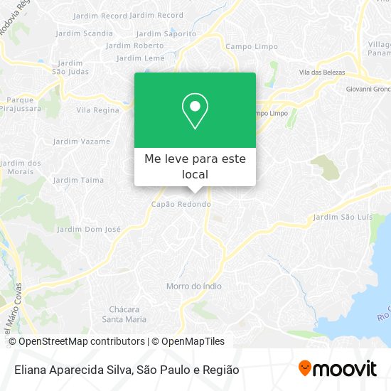 Eliana Aparecida Silva mapa