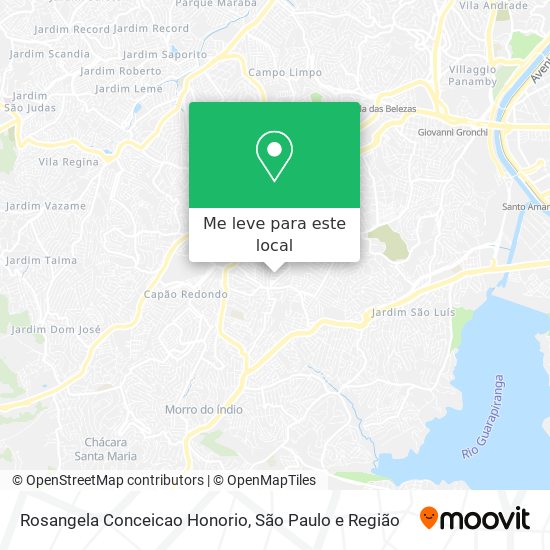 Rosangela Conceicao Honorio mapa