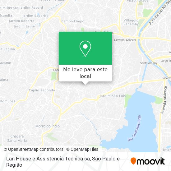 Lan House e Assistencia Tecnica sa mapa