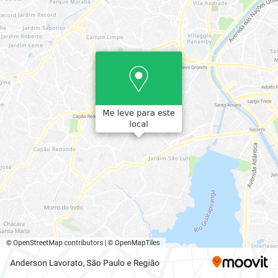 Anderson Lavorato mapa