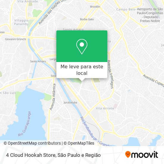 4 Cloud Hookah Store mapa