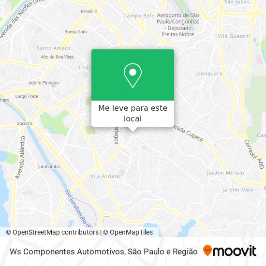 Ws Componentes Automotivos mapa