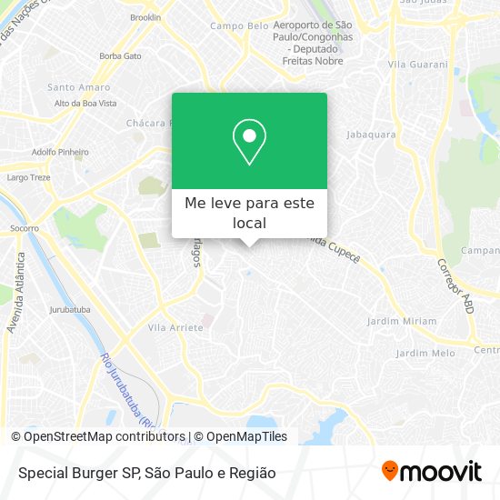 Special Burger SP mapa