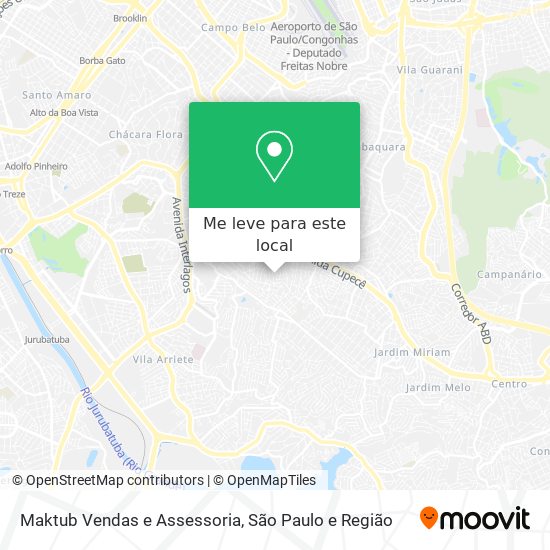 Maktub Vendas e Assessoria mapa