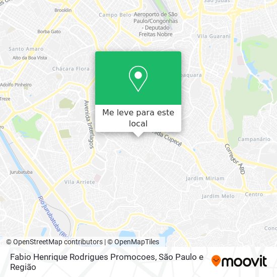 Fabio Henrique Rodrigues Promocoes mapa