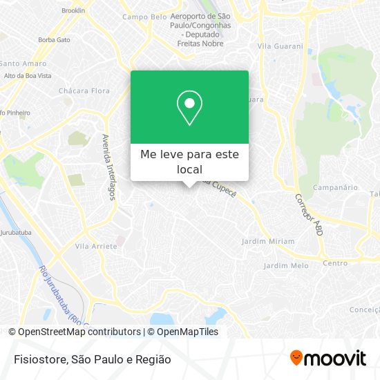 Fisiostore mapa