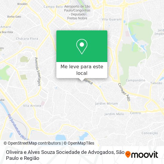 Oliveira e Alves Souza Sociedade de Advogados mapa