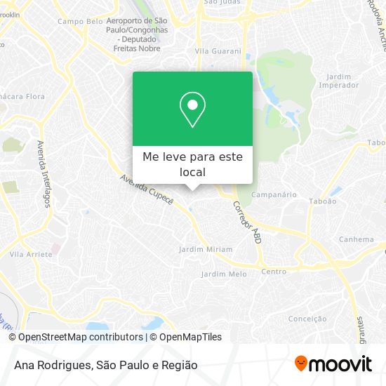 Ana Rodrigues mapa
