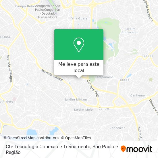 Cte Tecnologia Conexao e Treinamento mapa