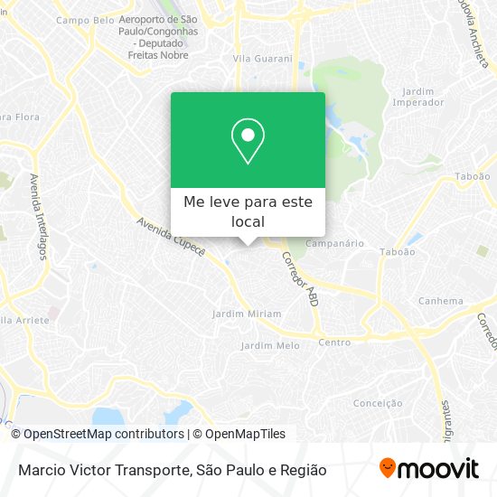 Marcio Victor Transporte mapa