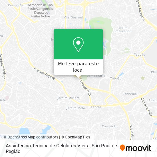 Assistencia Tecnica de Celulares Vieira mapa