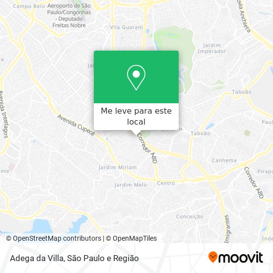 Adega da Villa mapa