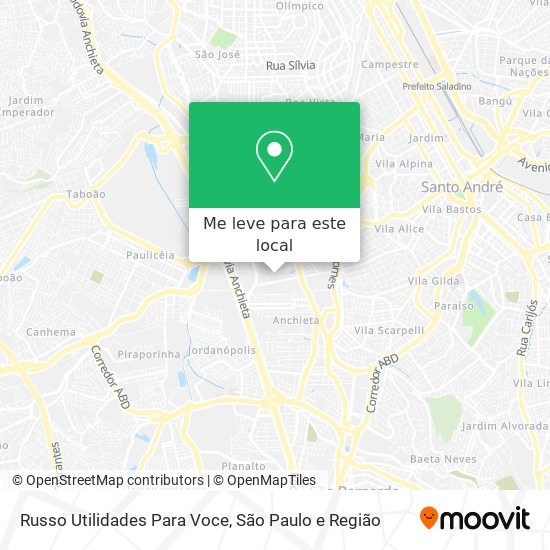 Russo Utilidades Para Voce mapa