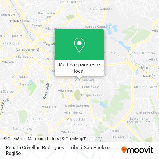 Renata Crivellari Rodrigues Ceribeli mapa