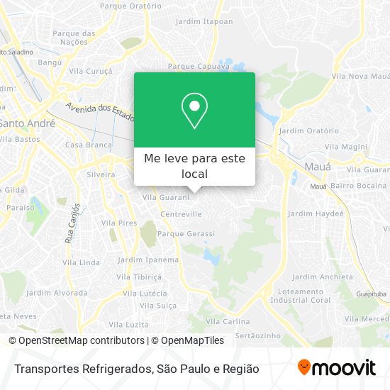 Transportes Refrigerados mapa