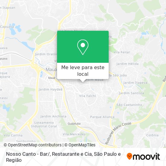 Nosso Canto - Bar / , Restaurante e Cia mapa