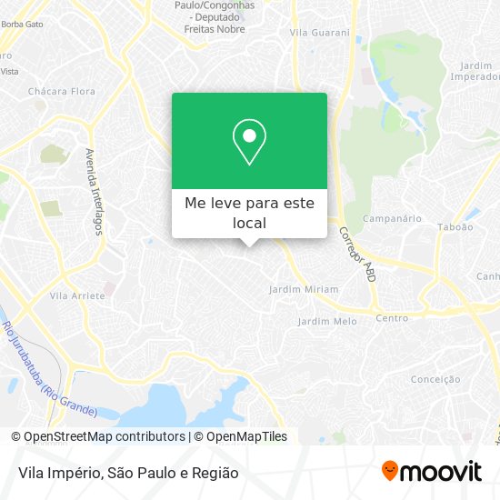 Vila Império mapa