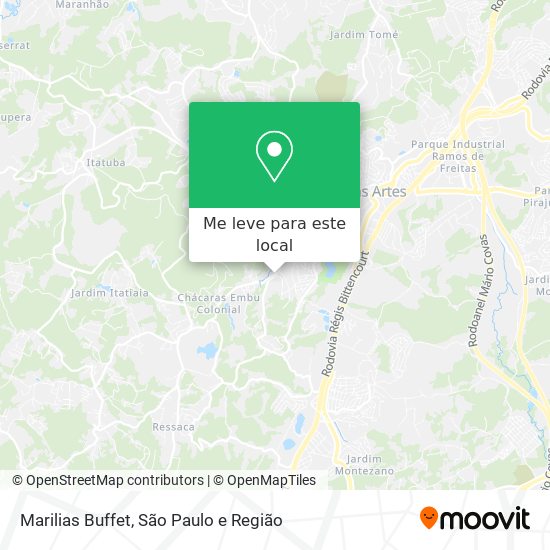 Marilias Buffet mapa