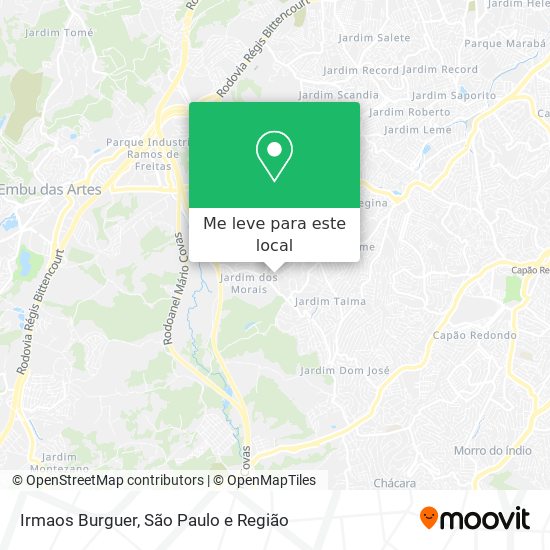 Irmaos Burguer mapa