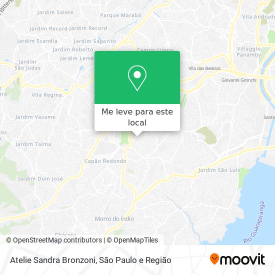 Atelie Sandra Bronzoni mapa