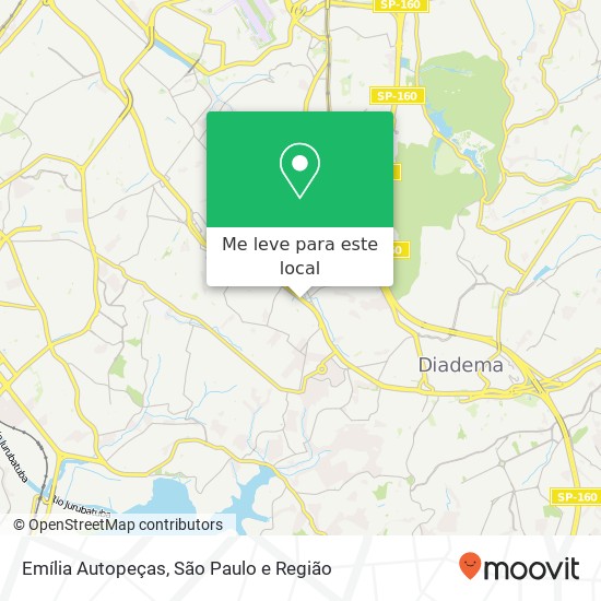 Emília Autopeças mapa