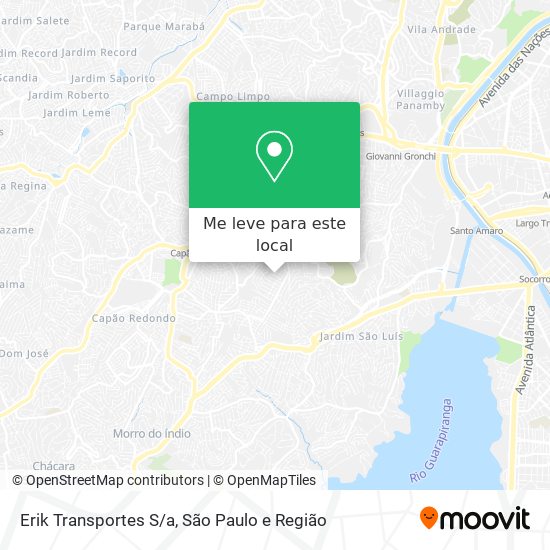 Erik Transportes S/a mapa