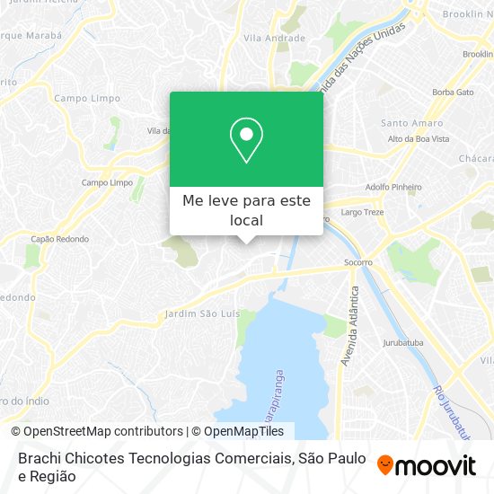 Brachi Chicotes Tecnologias Comerciais mapa