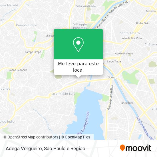 Adega Vergueiro mapa