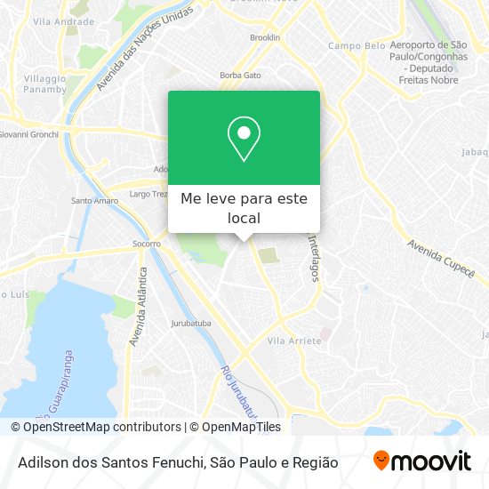 Adilson dos Santos Fenuchi mapa