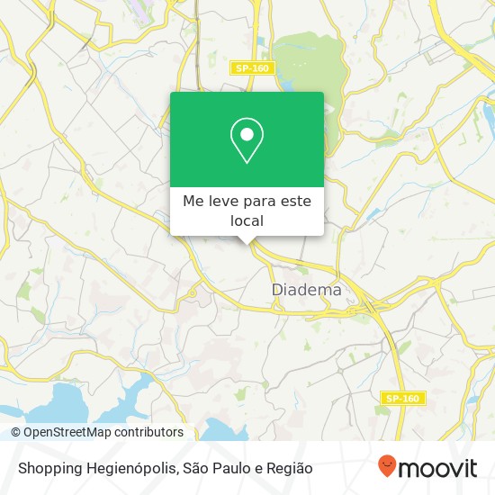 Shopping Hegienópolis mapa