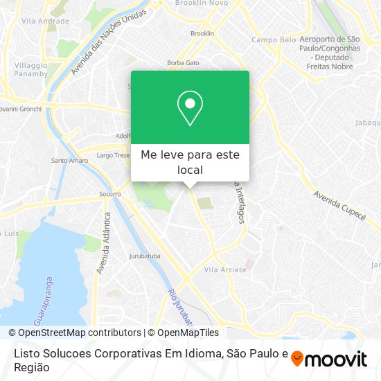 Listo Solucoes Corporativas Em Idioma mapa