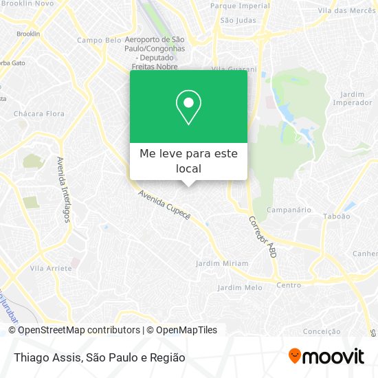 Thiago Assis mapa