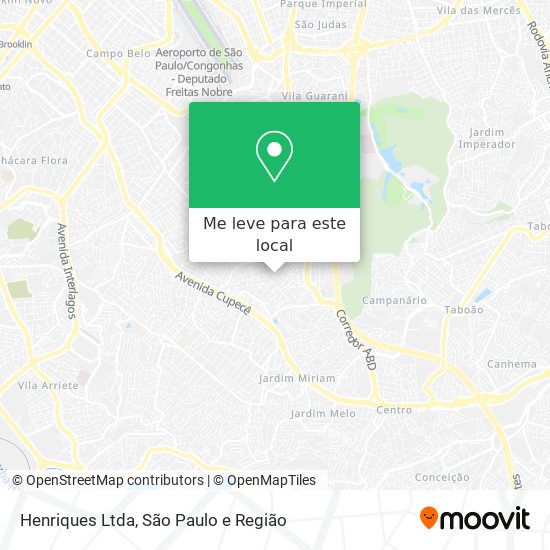 Henriques Ltda mapa