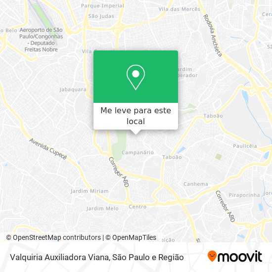 Valquiria Auxiliadora Viana mapa