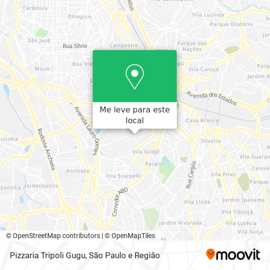 Pizzaria Tripoli Gugu mapa