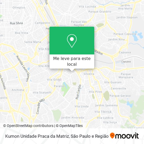 Kumon Unidade Praca da Matriz mapa