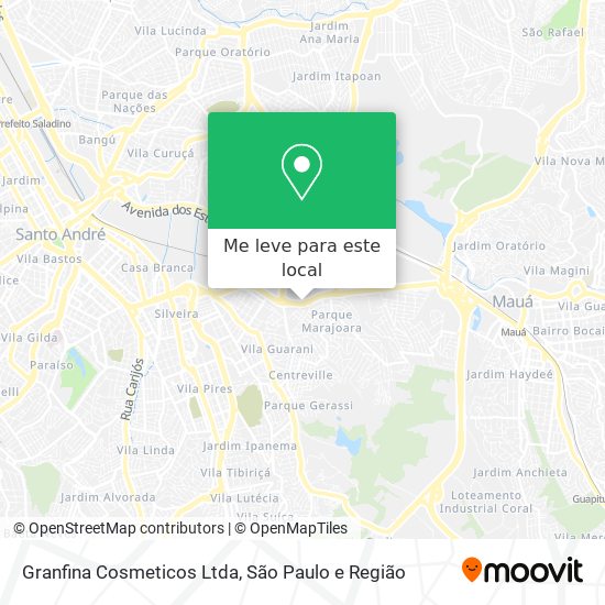 Granfina Cosmeticos Ltda mapa