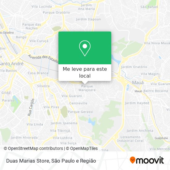 Duas Marias Store mapa