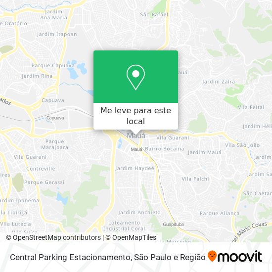 Central Parking Estacionamento mapa