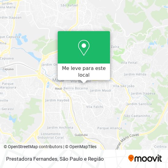 Prestadora Fernandes mapa