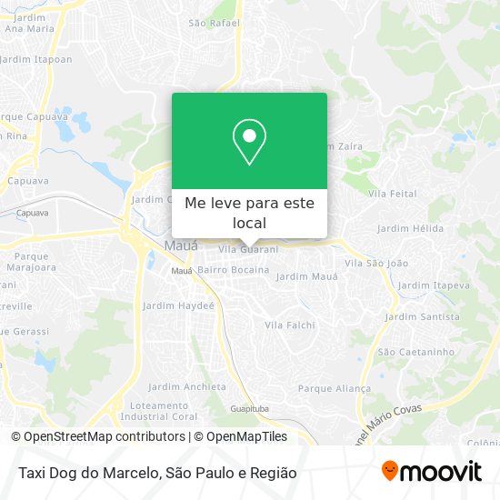 Taxi Dog do Marcelo mapa
