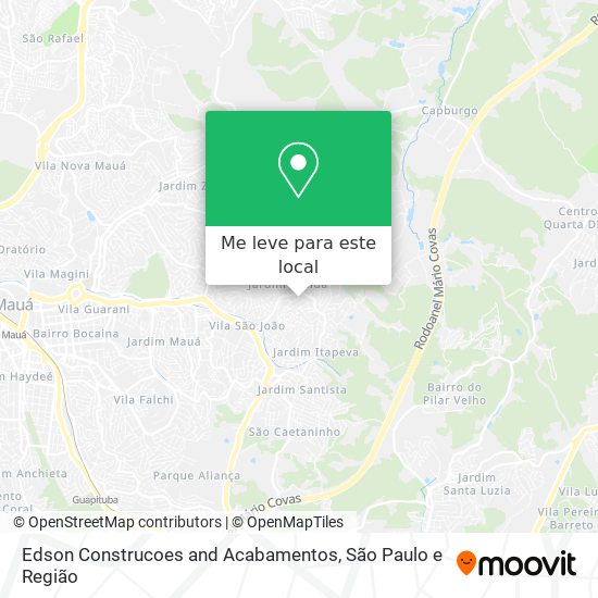 Edson Construcoes and Acabamentos mapa