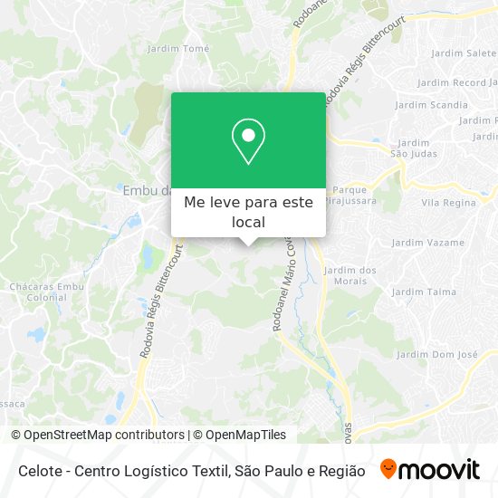 Celote - Centro Logístico Textil mapa
